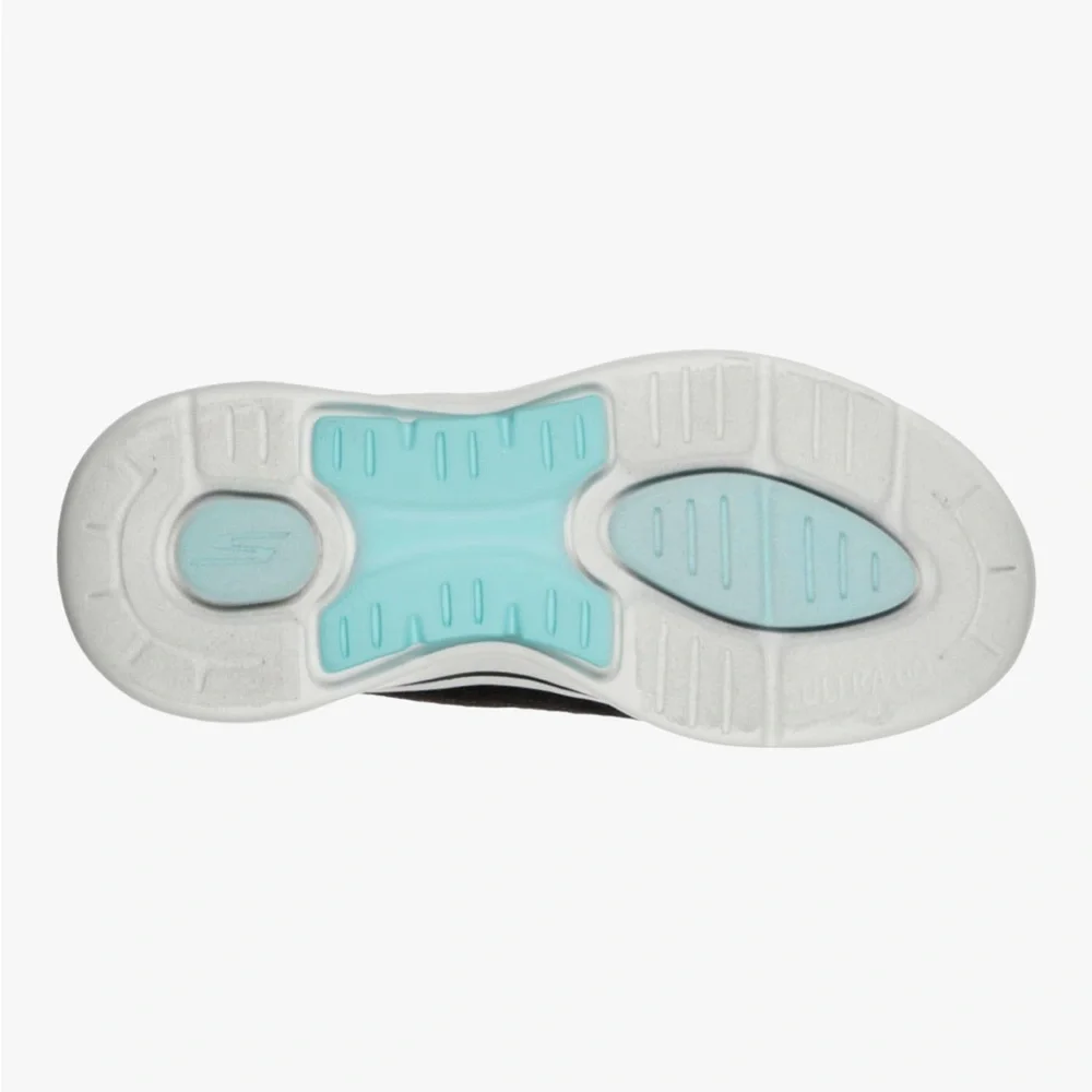 Skechers Women's Black and Aqua Sneakers - Picture 6 of 6